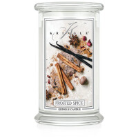 Frosted Spice - Kringle Candle - duża świeca zapachowa 2 knoty (624g)