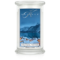 Tranquil Winter - Kringle Candle - duża świeca z dwoma knotami (624g)