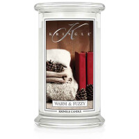 Warm &amp; Fuzzy  - Kringle Candle - duża świeca z dwoma knotami (624g)