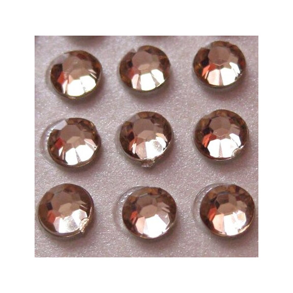 Cyrkonie okrągłe 3 mm (ecru) - 176 szt.