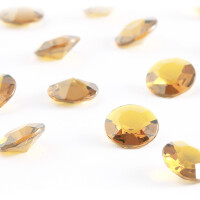 Diamentowe konfetti 12 mm (cappuccino) - 100 szt.