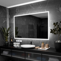 Espejo de baño LED  - Boston 120 cm 60 cm