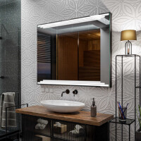 Oglindă LED Birma PREMIUM Dreptunghiulară 80 cm 50 cm