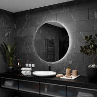 Bali: Oglindă rotundă cu LED 105 cm