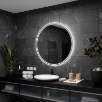 Wenezia: Oglindă rotundă cu LED 90 cm
