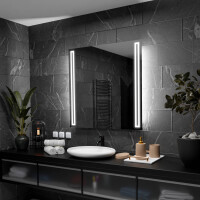 Roma: Oglindă LED pentru Baie 80 cm 80 cm