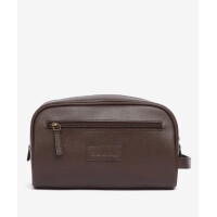 Męska kosmetyczka- Barbour Leather Washbag