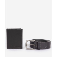 Męski zestaw-Barbour Belt & Billfod Gift Set