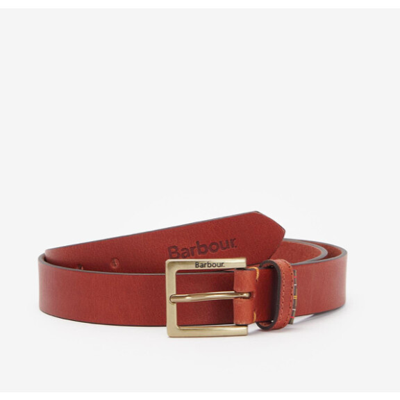 Męski pasek - Barbour Pull Up Leather Belt