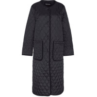 Damski płaszcz - Barbour Round Colar Quilt Jacket