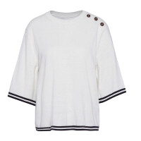 Damski sweter - Barbour Genevieve Crew Neck Short-Sleeved Jumper