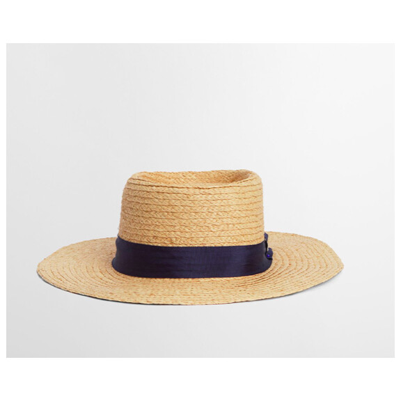 Damski kapelusz - Barbour Lily Straw Boater Hat