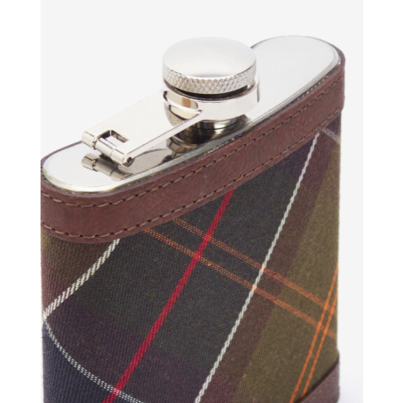 Piersiówka - Barbour Tartan Hip Flask