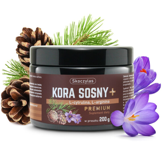KORA SOSNY PREMIUM L-cytrulina, L-arginina, szafran