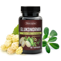 GLUKONORMIN kozieradka, morwa, cynamonowiec