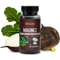 MAGNEZ 4 formy, witamina B6, czarna rzepa