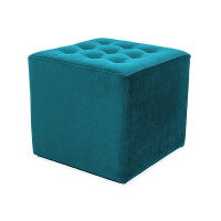 Pouf turquoise Prelog SELSEY