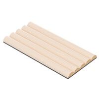 Próbka - Panel ryflowany MDF na filcu - Beż