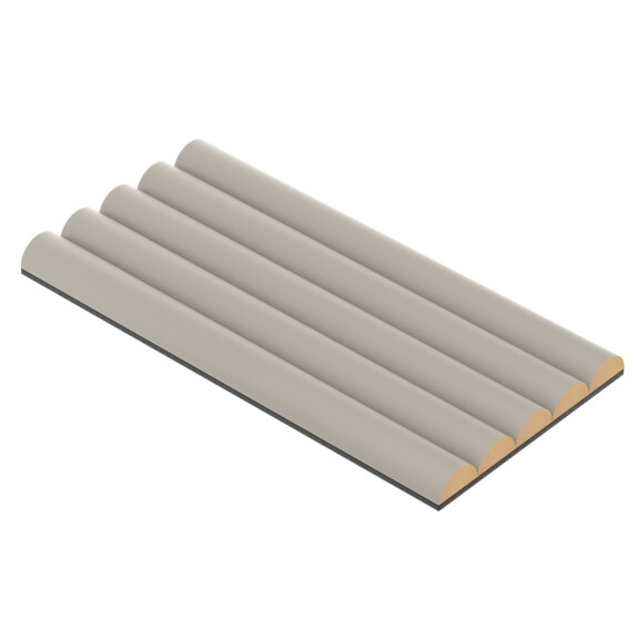 Próbka - Panel ryflowany MDF na filcu - Kaszmir