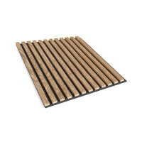 Panele akustyczne na filcu [60x60cm] - Naturalny fornir dębowy