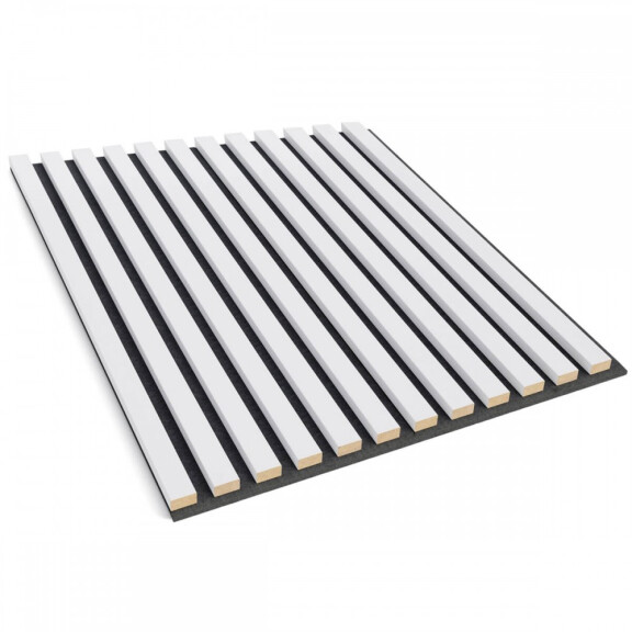 Panele akustyczne na filcu [60x60cm] - Biały mat
