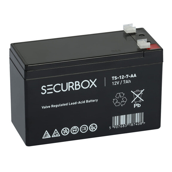 Akumulator Securbox TS-12-7-AA (12V, 7.2Ah, AGM)