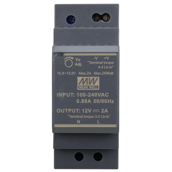 Zasilacz DIN 12V/30W/2A HDR-30-12 Mean Well