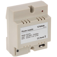 Zasilacz impulsowy P24/18 24V 0.75A Vidos