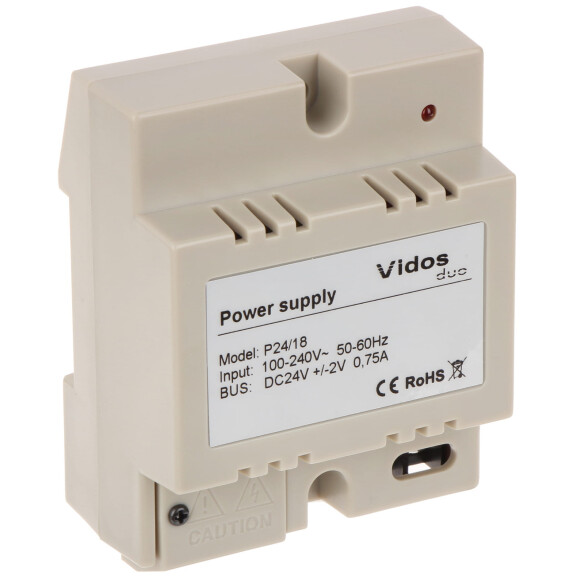 Zasilacz impulsowy P24/18 24V 0.75A Vidos