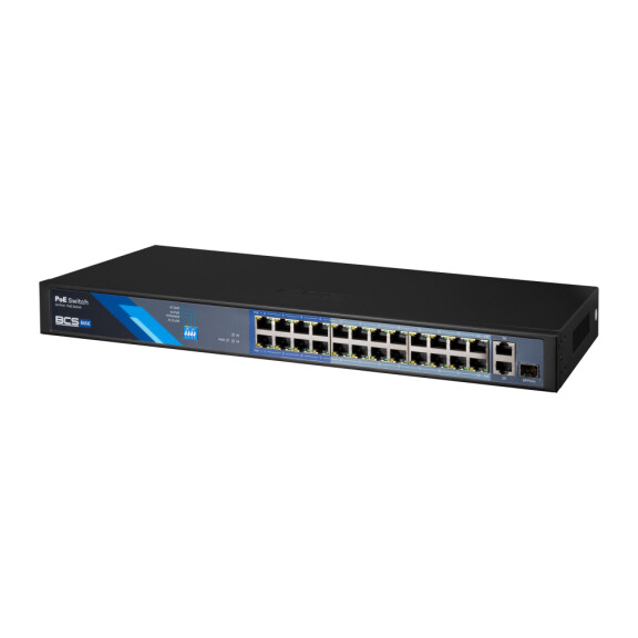 Switch PoE 24-portowy BCS-B-SP2402G-1SFP