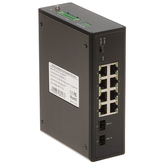 Switch PoE 8-portowy GTX-PLM1-10-8G2SFP