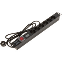 Listwa zasilająca 6 gniazd PD-6/R-VA