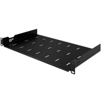 Półka Rack 19" 1U 270 mm czarna S-RSF19-1U-270B