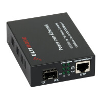 Media konwerter ULTIMODE M-1G/SFP/POE 802.3af/at