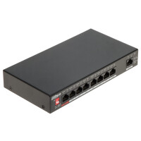 Switch PoE 8-portowy PFS3009-8ET1GT-96-V2 Dahua