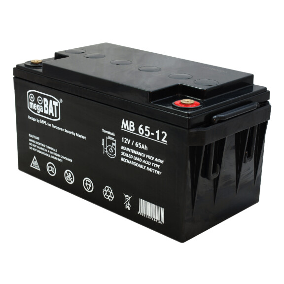 Akumulator MB 65-12 AGM 12V 65Ah MegaBat