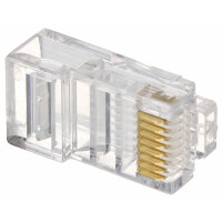 Wtyk przelotowy RJ45T*P10 opakowanie 10 sztuk