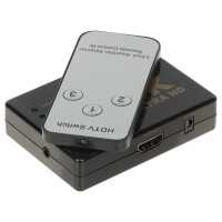 Przełącznik HDMI-SW-3/1-IR-4K