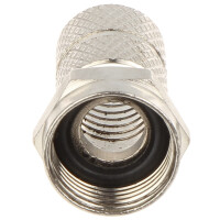 Wtyk F skręcany z uszczelką F/6.8 mm