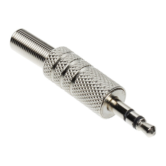 Wtyk metalowy JACK-W/3.5/S/MET stereo