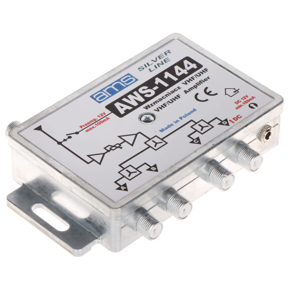 Wzmacniacz antenowy z zasilaczem AWS-1144