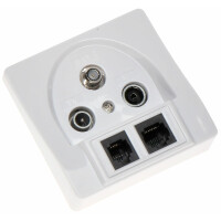 Gniazdo końcowe GAR-SAT/2RJ SAT+RJ45+RJ11