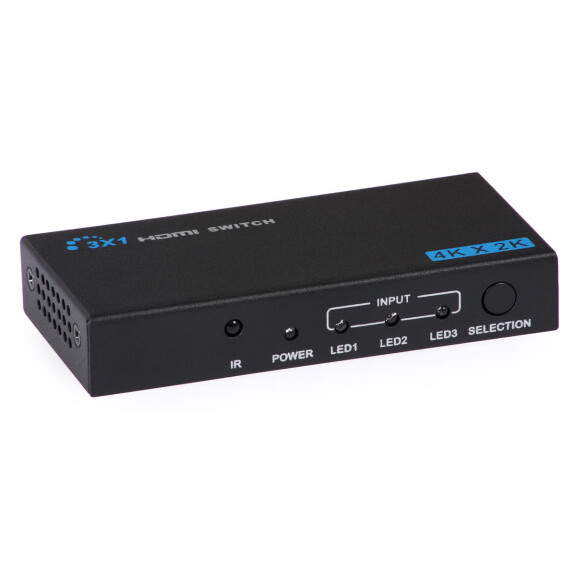 Switch HDMI 3x1 z pilotem HDMI-SW-3/1P