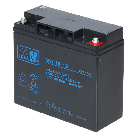 Akumulator MW 18-12 AGM 12V/18Ah-MW Power