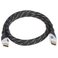 Kabel HDMI-1.0-PP wtyki proste 1m v1.4b