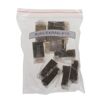 Wtyk ekranowany RJ45/EKRAN*P10 opakowanie 10 sztuk