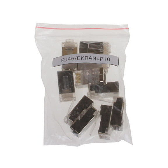 Wtyk ekranowany RJ45/EKRAN*P10 opakowanie 10 sztuk