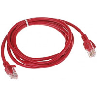 Patchcord RJ45/1.8-RED kat.5e UTP czerwony 1.8m
