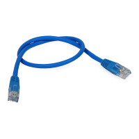 Patchcord RJ45/0.5-BLUE kat.5e UTP niebieski 0.5m