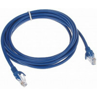 Patchcord RJ45/3.0-BLUE kat.5e UTP niebieski 3m